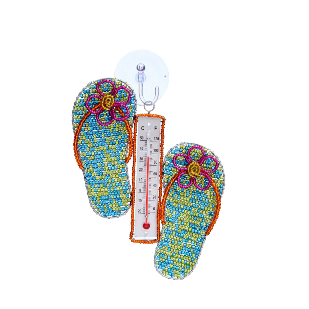 Flip Flop Window Thermometer