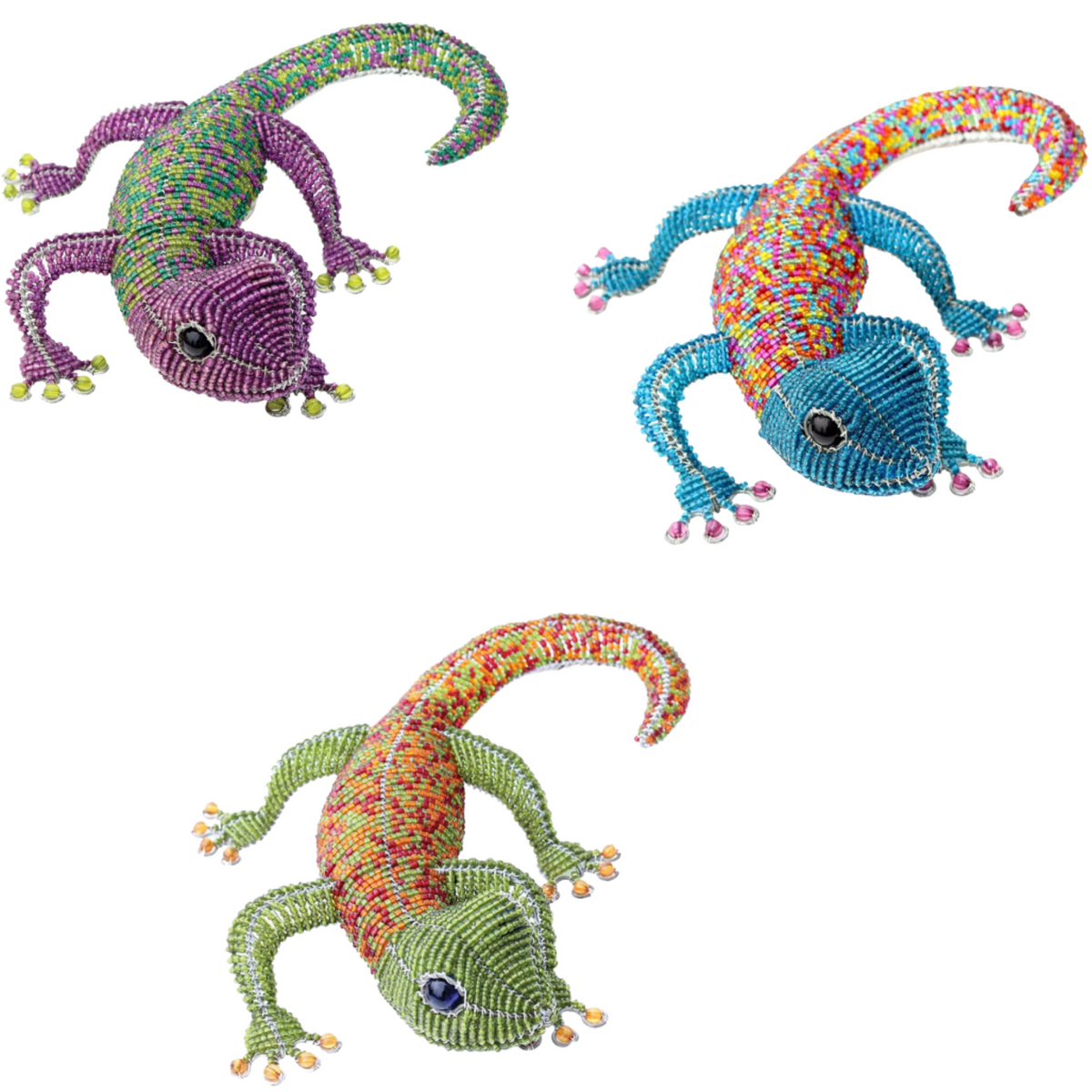 Gecko Lg, Solid Asst – Beadworx by Extol Accessories
