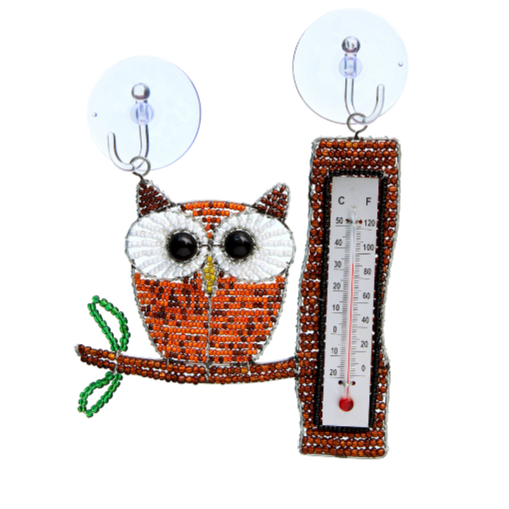 Owl Window Thermometer