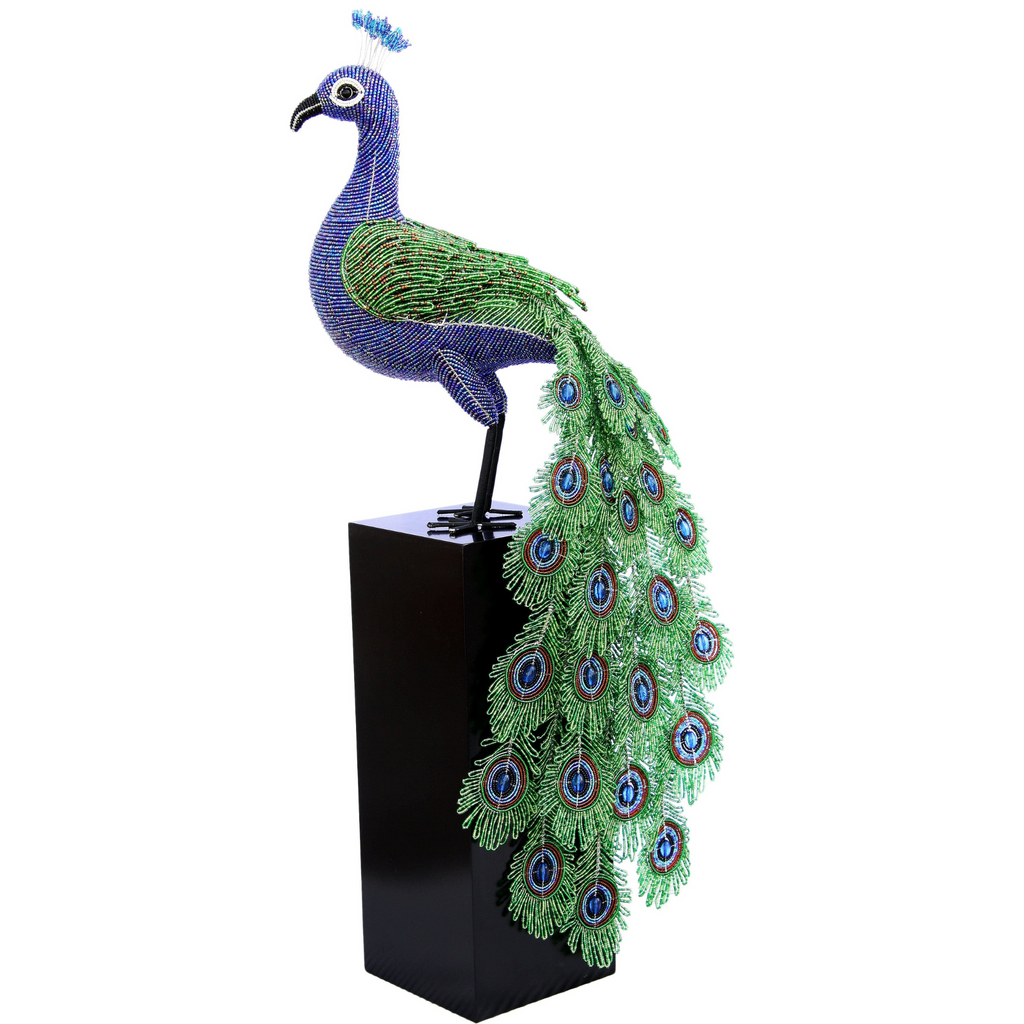 Super Peacock with Pedestal