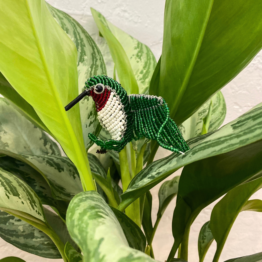 Ruby Throat Hummingbird – Beadworx by Extol Accessories