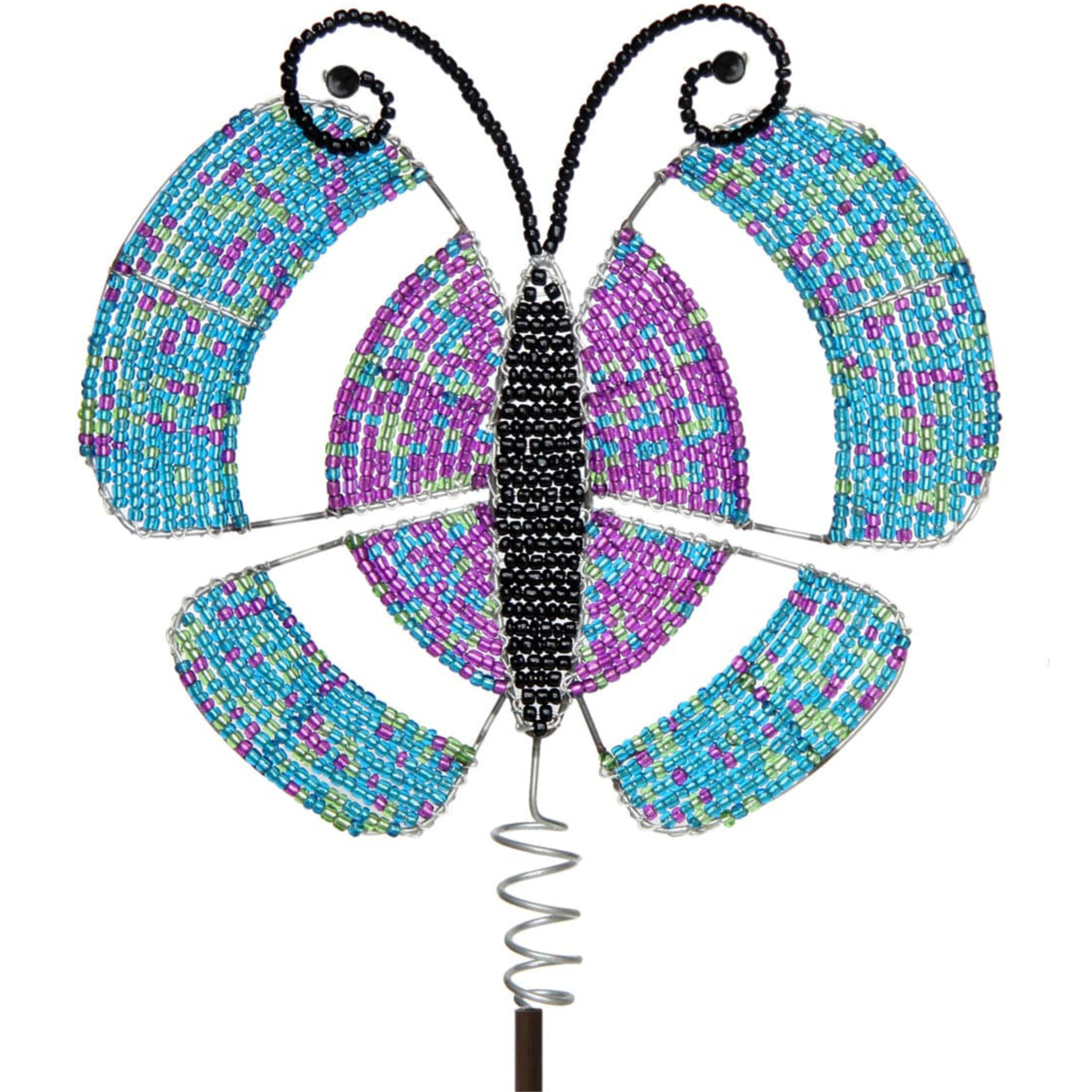 Beadworx by Extol Accessories Butterfly Garden Stake - Thumbnail 2