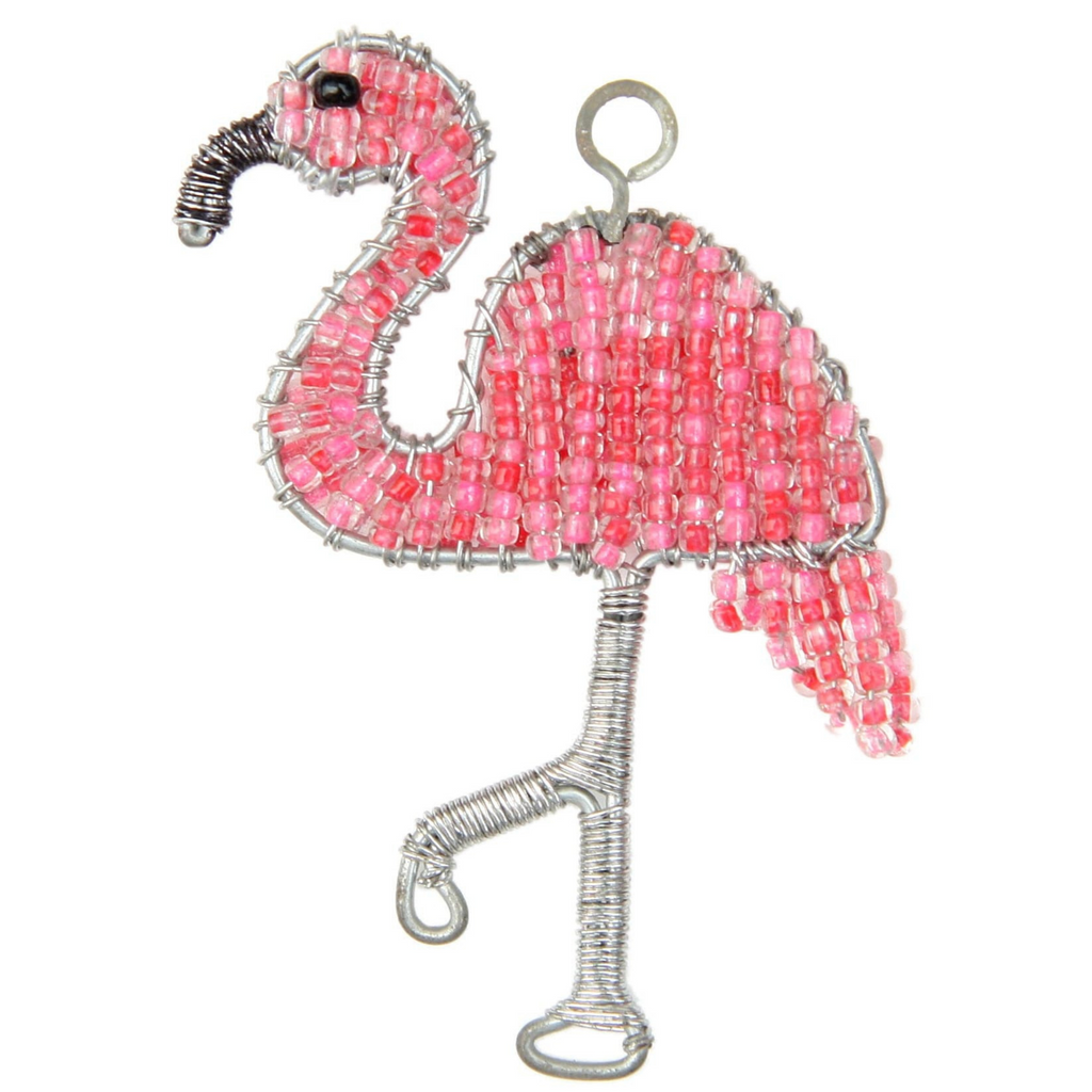 Flamingo Keyring