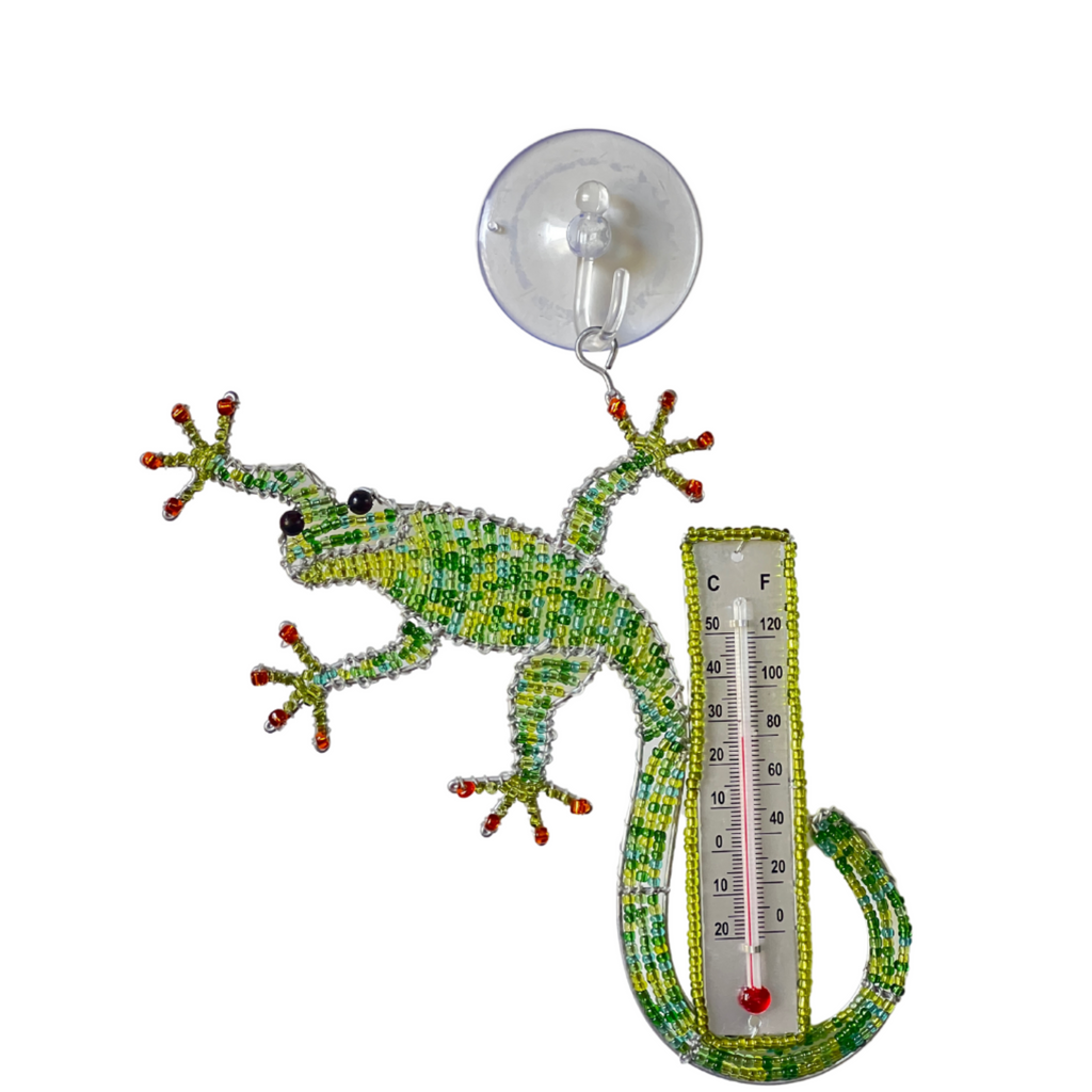 Gecko Window Thermometer