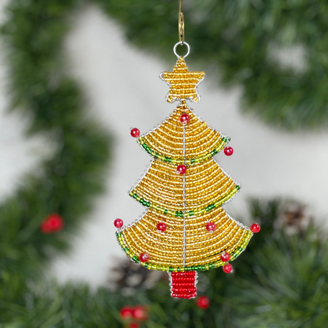 Beadworx by Extol Accessories Christmas Tree Ornament - Thumbnail 4